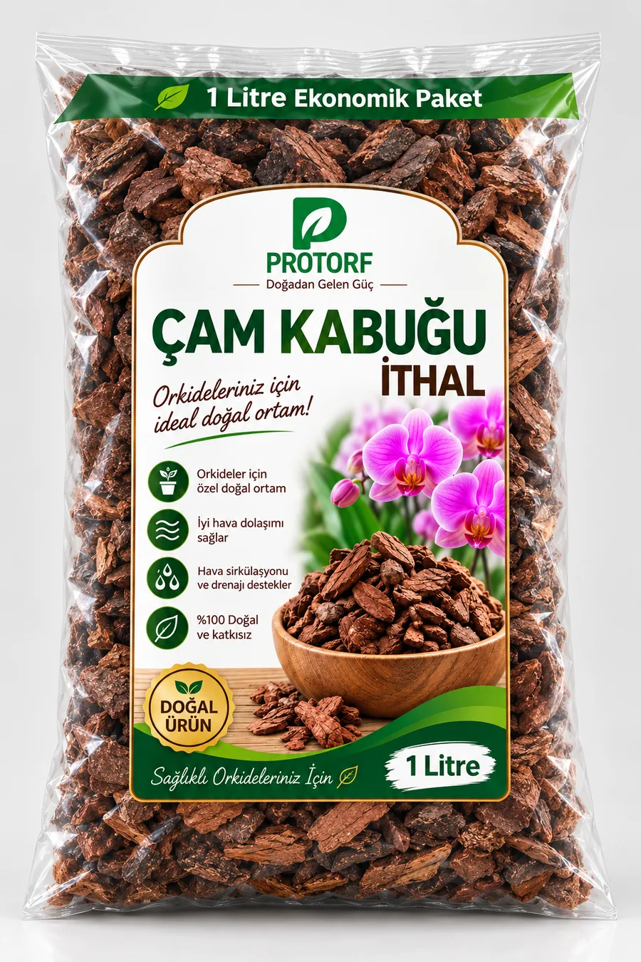 Çam Kabuğu 1 litre paket